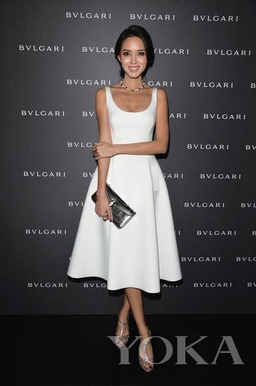 bvlgari white dress